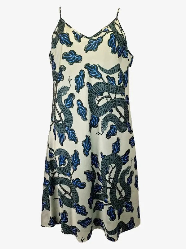 Exquisite Women's Wear Sale Gorman Slinky Snake Slip Midi Dress Size 14