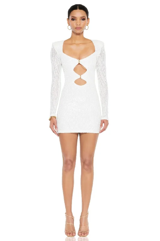 Limited Time Deal Nookie Elite Mini Dress - White