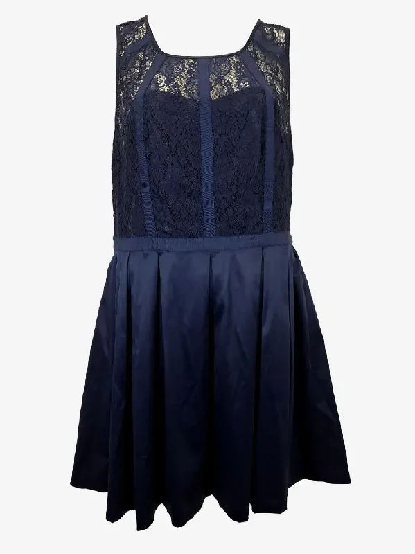 New Arrivals Review Charming Lace Cocktail Midi Dress Size 16