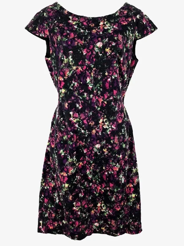 Trend Alert Jigsaw Plum Boat Neck Midi Dress Size 10