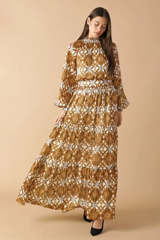 Clothing Sales CELESTIAL CASCADE WOVEN MAXI DRESS