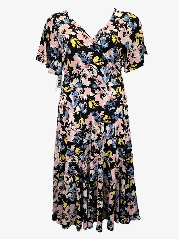 Limited Time Offer Leina & Fleur Elegant Reversible Flutter Midi Dress Size 12