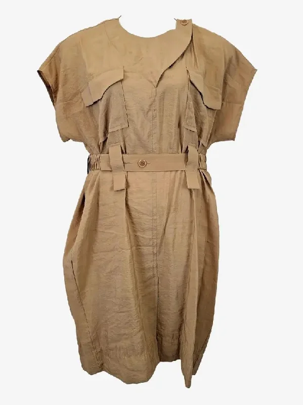 Flash Sale Fever Oroton Stylish Utility Shirt Midi Dress Size 14