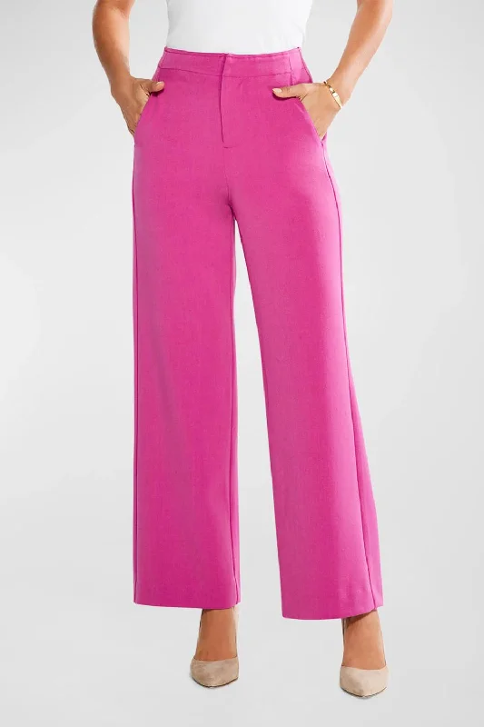 Trendy Women's Wear Work It High-Rise Wide-Leg Trouser In Orchid Petal