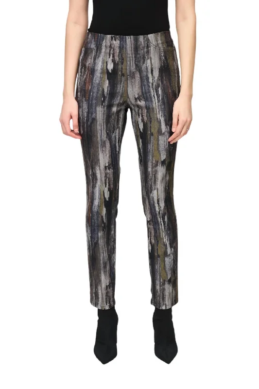 Women's Urban Fashion Bohemian Abstract Pant In Multi