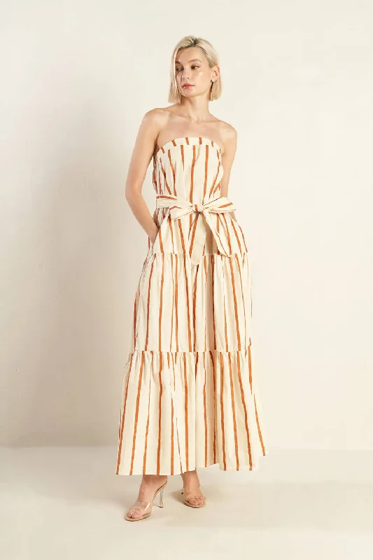 Online Boutiques Clothing SWEET REMINISCENCE WOVEN MAXI DRESS