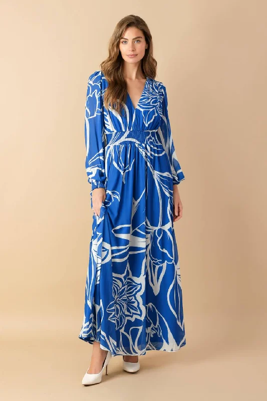 Discount Price DANCING DEWDROPS WOVEN MAXI DRESS