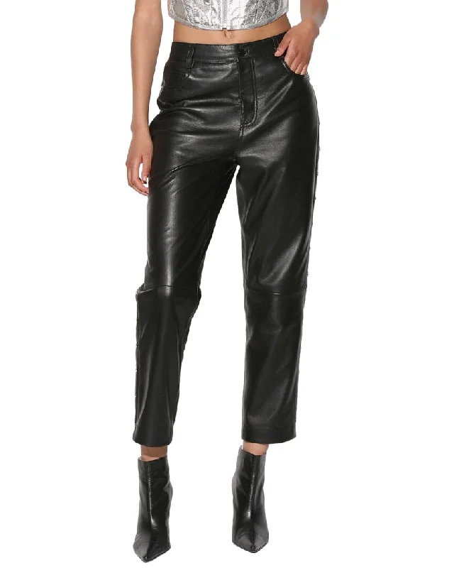 Chic Wardrobe Essentials Walter Baker Smith Leather Pant