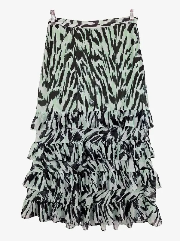 Comfortable Clothes Cooper St Frilled Animal Print Maxi Dress Size 10