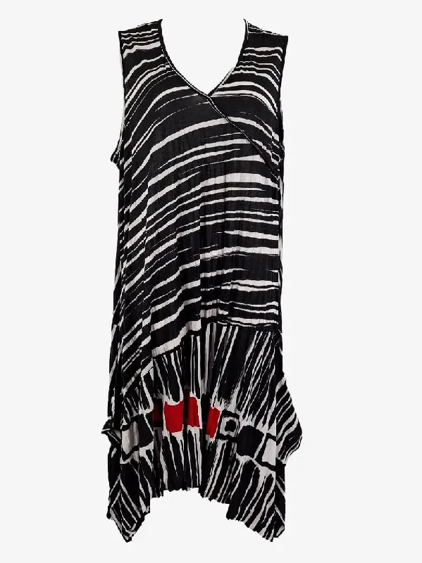 Casual Chic Taking Shape Sheer Brushstroke Summer Maxi Dress Size M