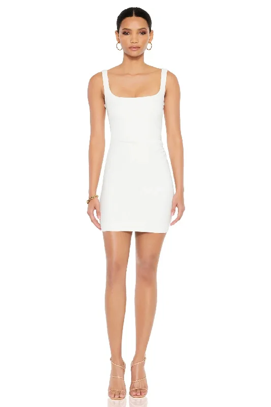 Fashion Deal Nookie Glory Mini Dress - Ivory