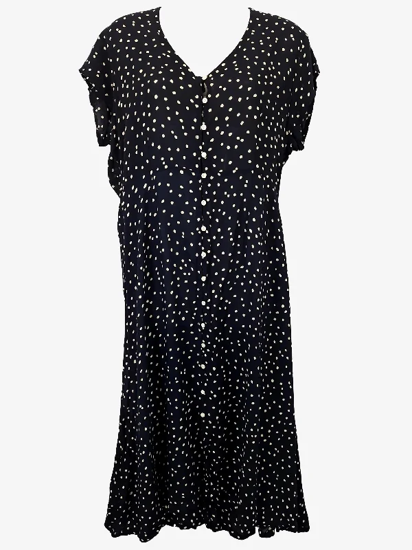 Trendsetter's Closet Sweet Papillon Speckled Lightweight Summer Midi Dress Size M