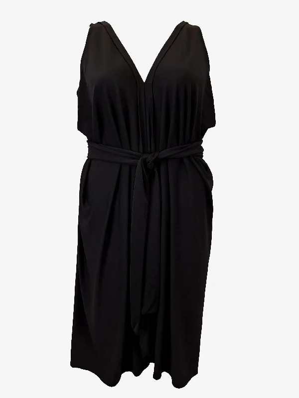 Style Versatile Women's Collection Sacha Drake Column Drape Midi Dress Size 12