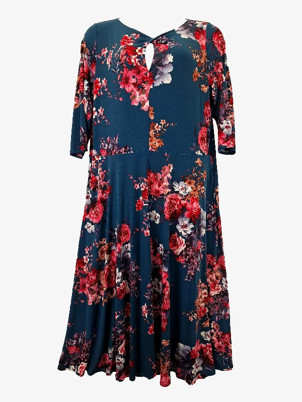 Weekend Sale Leina & Fleur Effortless Stretch Meadow Maxi Dress Size 22