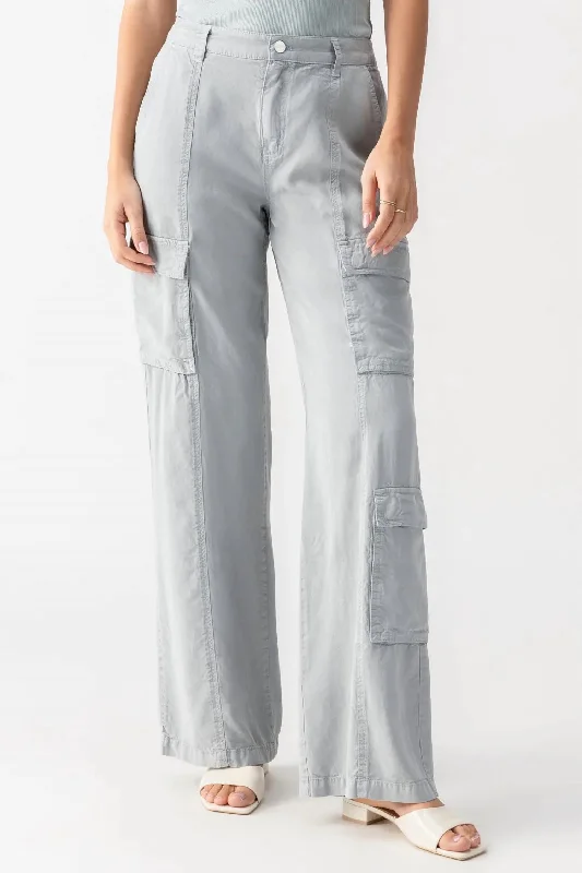 Bold Fashion Doheny Cargo Pant In Eucalyptus