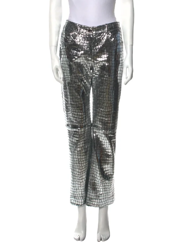 Top 10 Women's Online Clothing Stores Alligator Pants In Silver