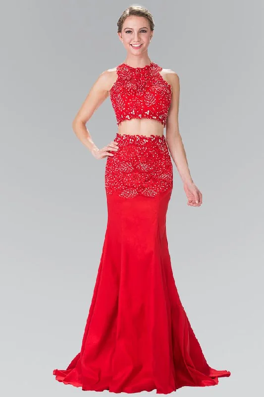 Style Redefined Elizabeth K - GL2291 Two-Piece Sequined Trumpet Gown