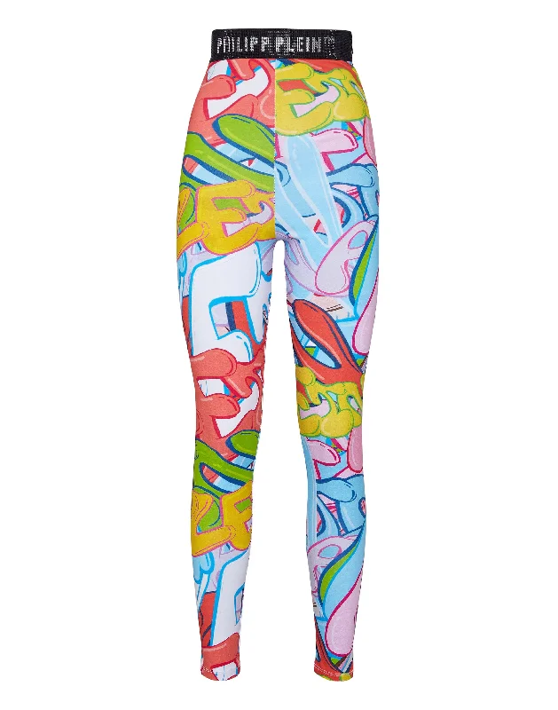 Winter Wardrobe Clearance Leggings Bombing Graffiti