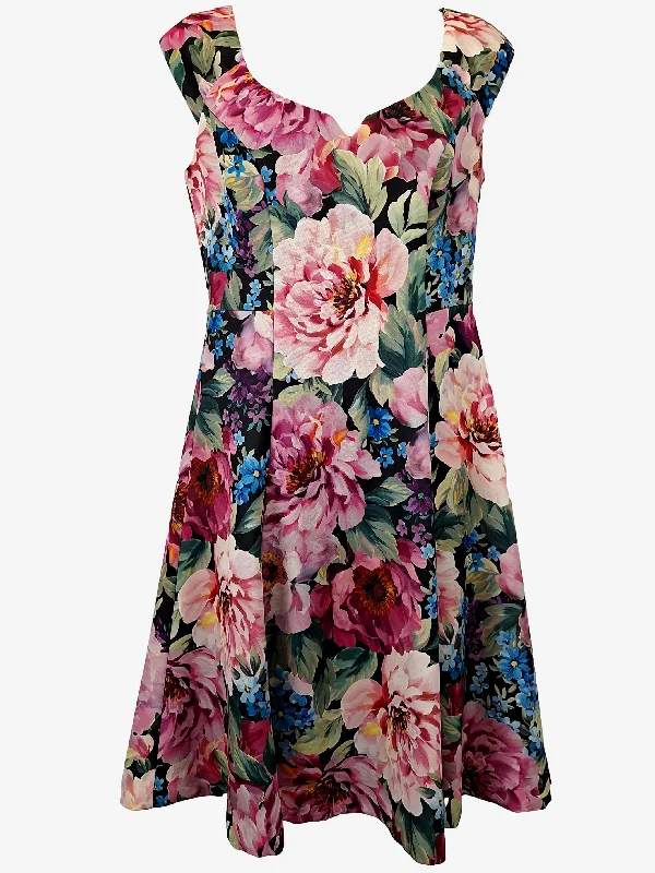 Explore What's New Review Sweetheart Neckline Blossom Midi Dress Size 8