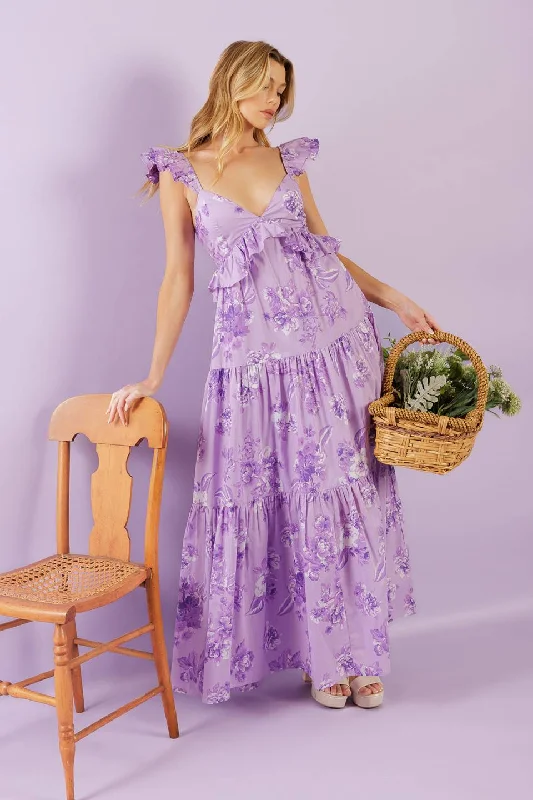 Women Clothing WINDSWEPT WISHES WOVEN MAXI DRESS