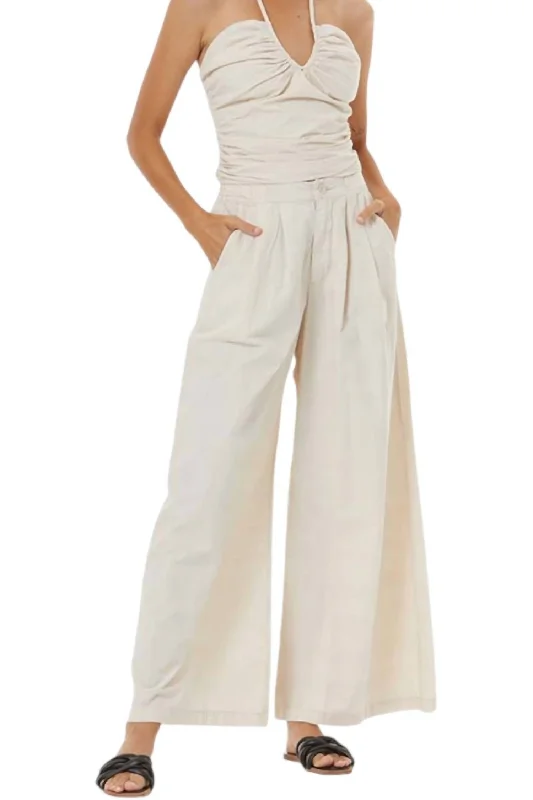 Relaxed Fashion Cosmo Pants In Sea Salt