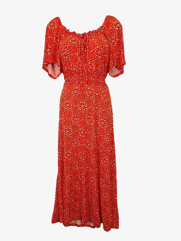 Fashion Essentials Monsoon Raspberry Sun Summer Maxi Dress Size S