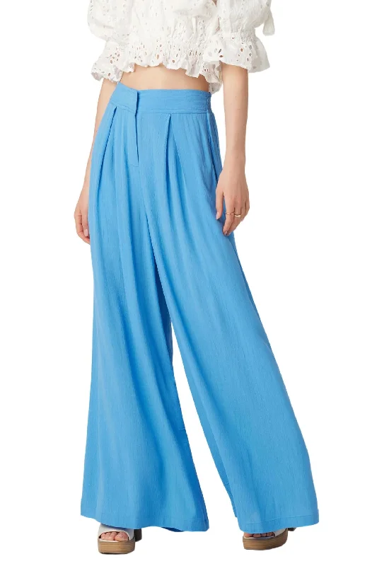 Casual Chic Ayala Pants In Riviera Blue