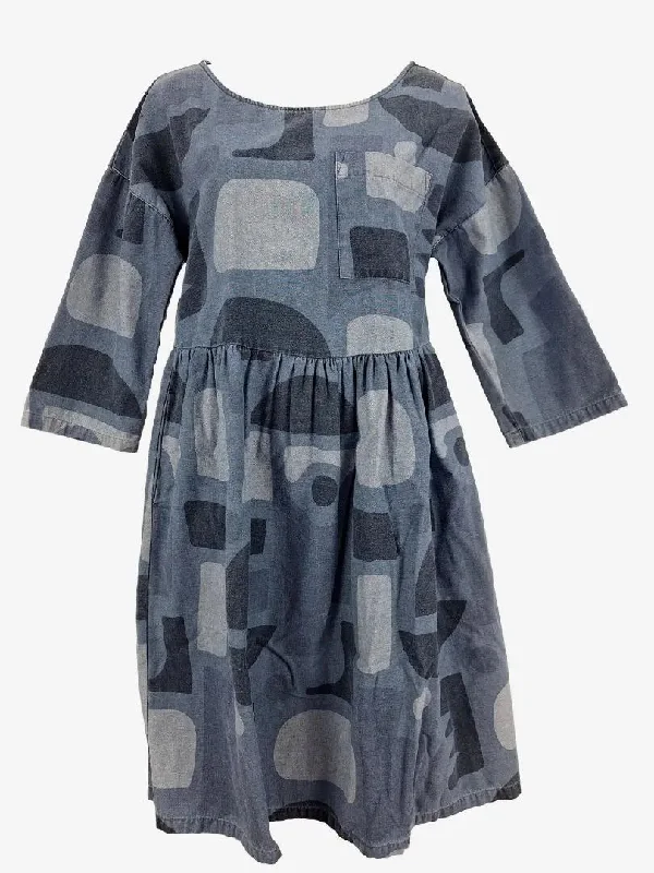 Shop Ladies Clothes Gorman Camouflage Boxy Denim Smock Midi Dress Size S