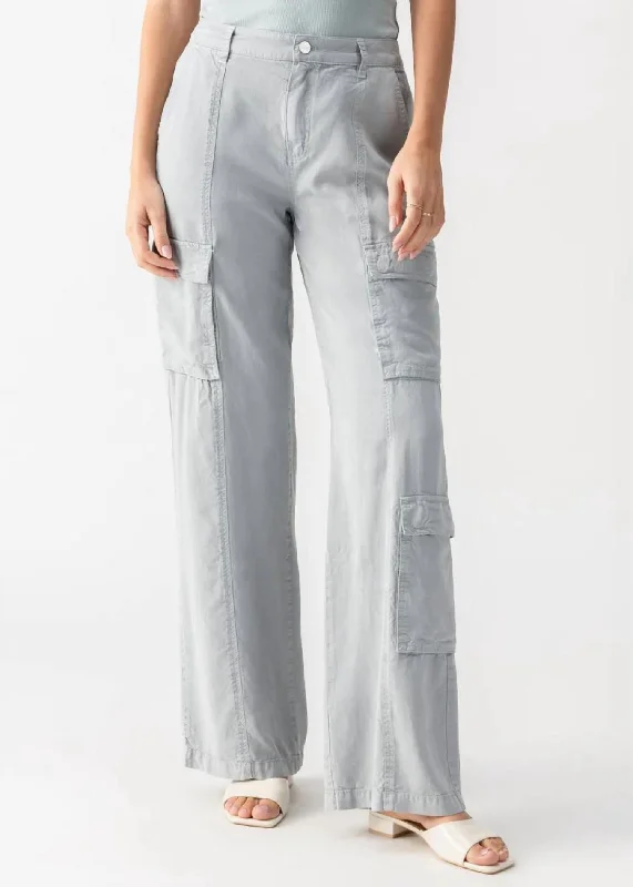 Budget-Friendly Fashion Doheny Cargo Pants In Eucalyptus