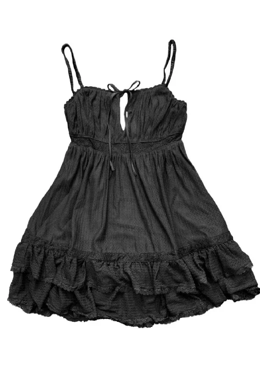 Flash Sales Today Baby Dolly Black Mini Dress