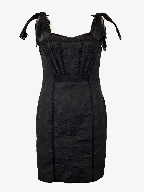 Quality Wear Alannah Hill Stylish Corset Detail Midi Dress Size 12