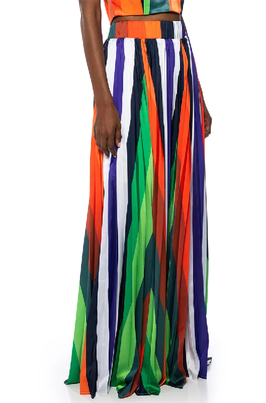 Clothes Woman ELIANA PLEATED MAXI SKIRT