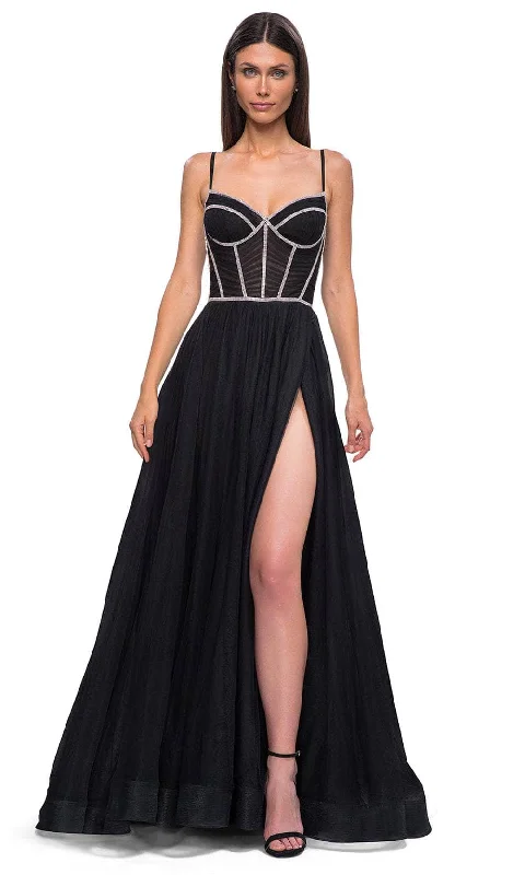 Elegant Clothing La Femme 32675 - Corset Bodice A-Line Prom Gown