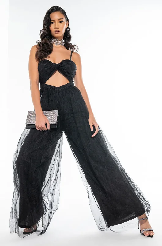 Budget Friendly LOVE IS IN THE AIR FASHION TULLE JUMPSUIT