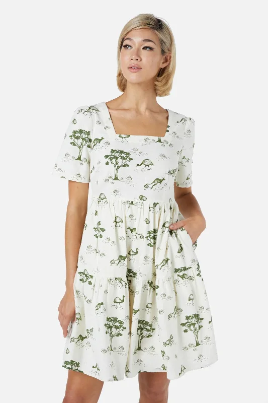 Trendy Threads Aus Toile Mini Dress