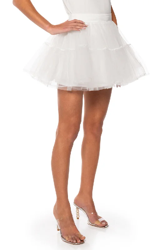 Stylish Basics SHOW OUT TULLE MINI SKIRT