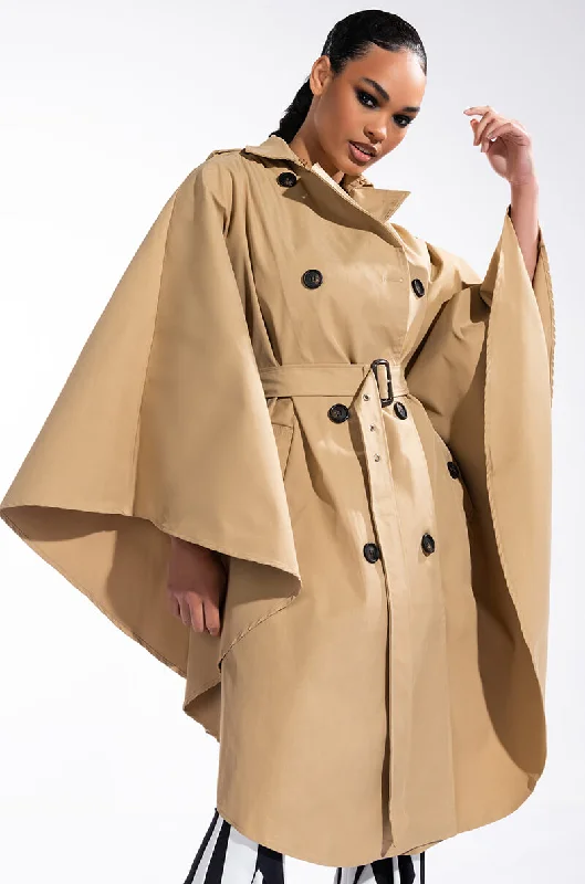 Plus Size Women’s Fashion and Clothing CLASSIC LONDON PONCHO TRENCH