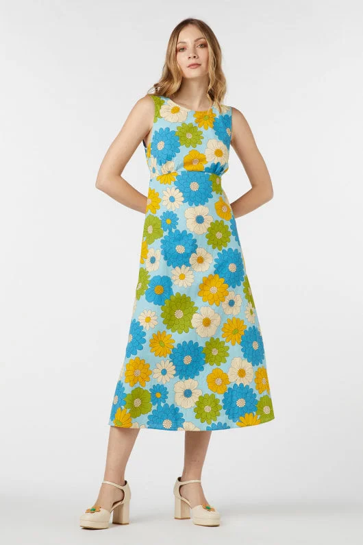 Popular Collection Susan Floral Midi Dress