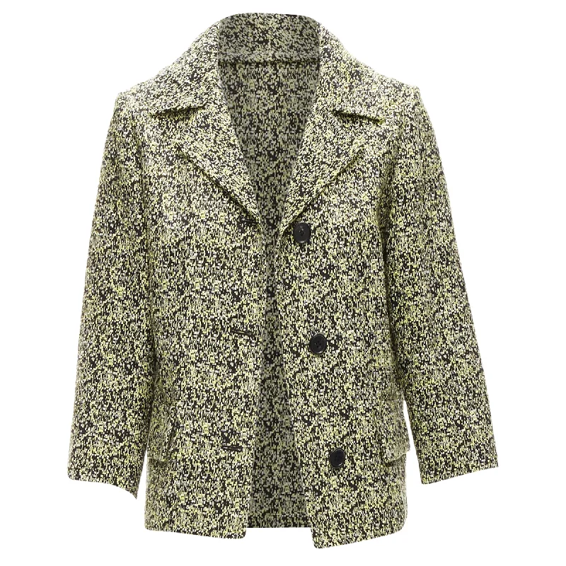 Trendy Women’s Outfits for Casual Wear Marni speckle jacquard cotton blend cropped jacket