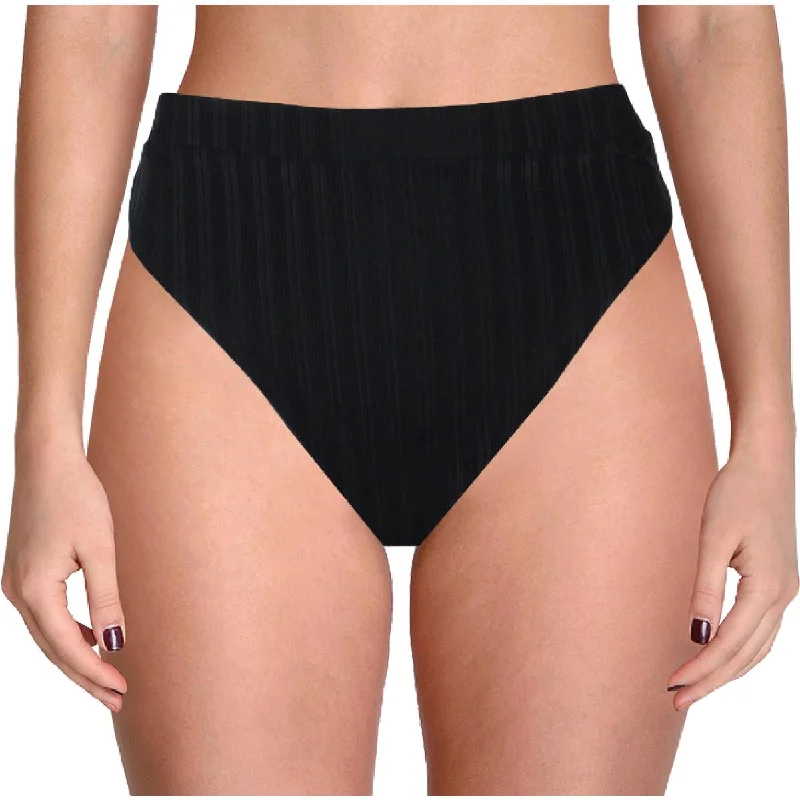 Trendy Street Style Clothing Womens Banded Solid Swim Bottom Separates