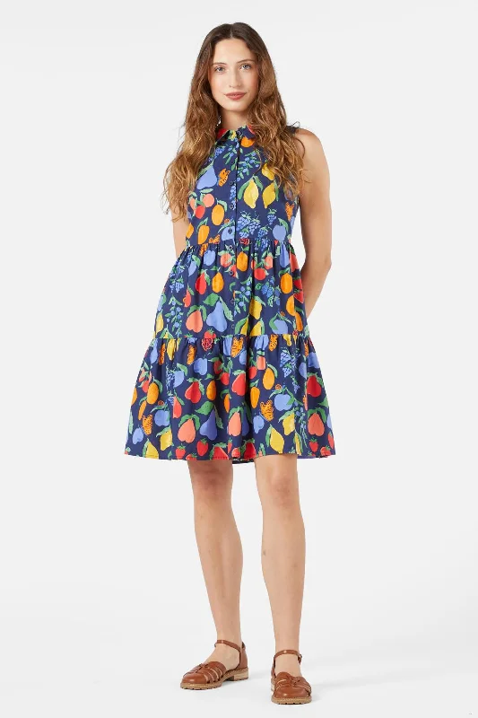 Valentine's Special Fruit Bowl Shirt Dress