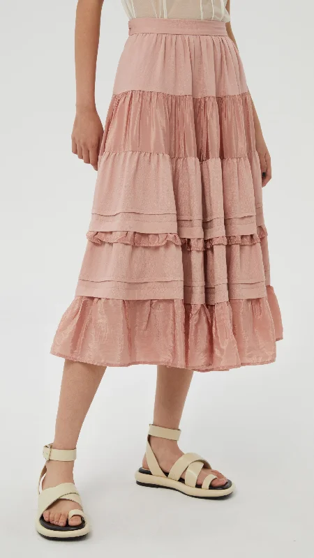 Hurry Before It's Gone Ruffled Skirt