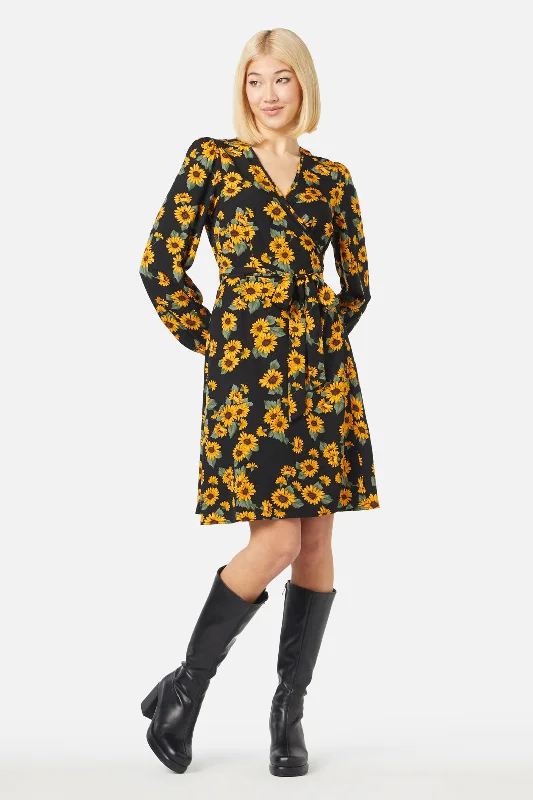 Comfortable Chic Winter Daisy Mini Dress