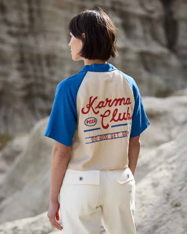 Ride The Style Wave Karma Club Bowling Shirt