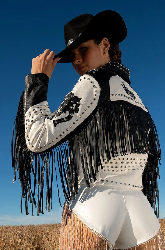 Chic And Trendy AZALEA WANG NEW RYDER WESTERN MOTO