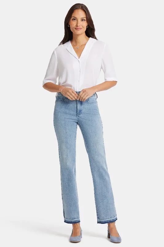 Holiday Glam Marilyn Straight Jeans In Petite - Big Skies