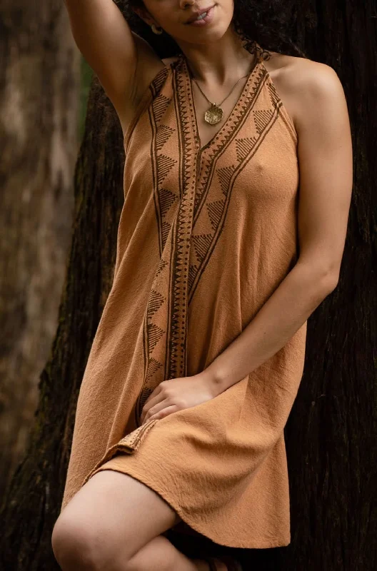 Chic Trends Unveiled Oceana Dress - Orange African Print