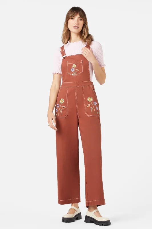 Chic & Cozy Collection Spring Time Embroidered Overall