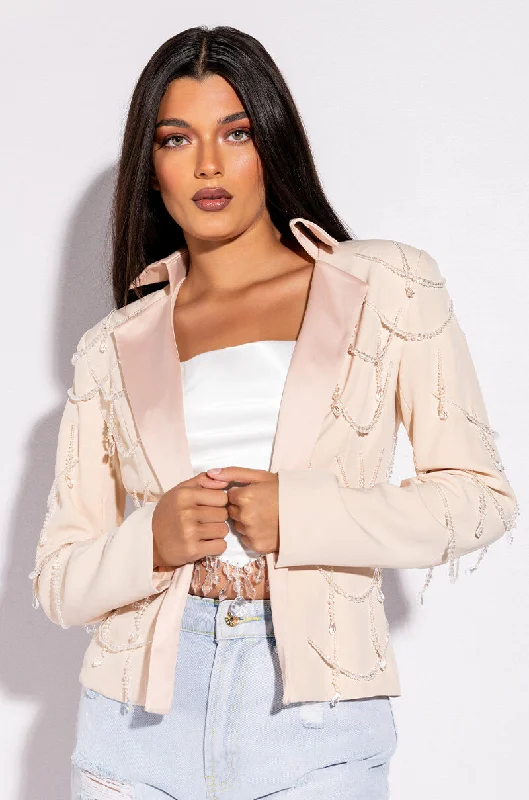 Fashion Sale CAMP BEADED BLAZER