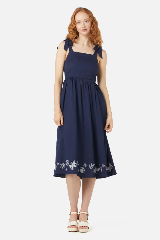 Summer Deals Butterfly Embroidered Dress